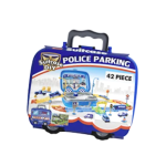 Police Parking Playset, 42 piece, with Suitcase